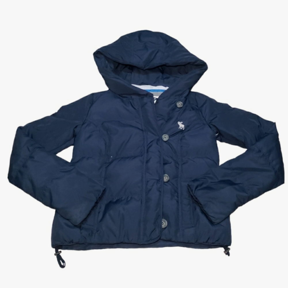 Abercrombie and Fitch‎ Boys Puffer Navy Coat Size XSmall
